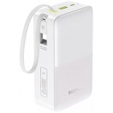 Baterie Externa Baseus EnerFill Bipow2 Pro, 30000mAh, 22.5W, QC + PD, 1 x USB-A - 2 x USB-C, Alba E0028101