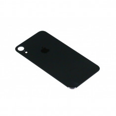 Capac Baterie Apple iPhone XR Negru, cu gaura pentru camera mare