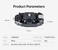 Kit Clema FALCAM F38 Quick Release for Backpack V2 F38B3803 foto