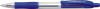 Pix Cu Gel Penac Cch-3, Rubber Grip, 0.5mm, Corp Transparent - Scriere Albastra