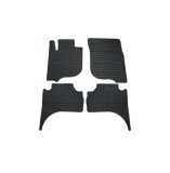 Set covorase auto din cauciuc pentru Mitsubishi L200 2019-, presuri RapidAuto, Negru
