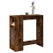 vidaXL Masă bar cu rafturi, stejar fumuriu, 101x40x103,5 cm, lemn 854368