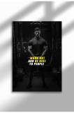 mxm_hustle_25|Motivational Wall Poster, Frameless Canvas, Inspirational Quote Art, Hustle Mindset 2025 | A4 (21 x 29.7 cm) - mxm_hustle_25