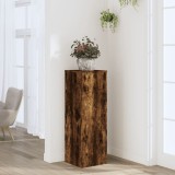 Cumpara ieftin Suport de plante, stejar fumuriu, 33x33x100 cm, lemn prelucrat