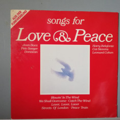 Songs for Love &Peace – Selectiuni (1982/CBS/Holland) - Vinil/Vinyl/NM+