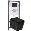 Rezervor WC Tinos BL Adriatic Black montat pe perete