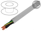 Cablu Electric BiT 500 H 3G1,5mm2 Cu Gri