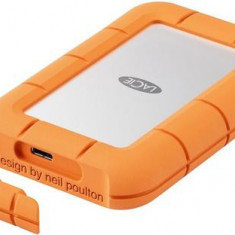 SSD LaCie Rugged Mini, 4 TB, USB 3.2 Gen 2x2, 2.5inch (Portocaliu)