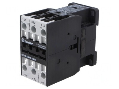 Contactor 3-polar NO x3 pentru şină DIN 6K W: 45mm foto