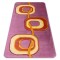 Covor FLORYA 1601 lila violet, 60x100 cm