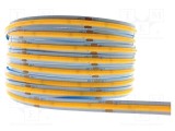 Bandă LED alb cald ESPE 8mm 10W/m 3000K IP20