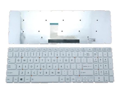 Tastatura laptop noua Toshiba Satellite L50-B S50-B L50D-B L50T-B L50DT-B L55D-B S55-B S55T-B S55D-B WHITE Without FRAME Without foil Win 8 US foto