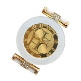 Ceas Efb CHHC alb cu bratara din silicon cod. ZB-02-26-4