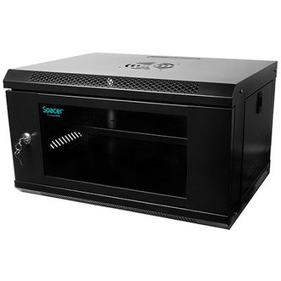 RACK PERETE 6U CABINET 19 INCH SPACER EuroGoods Quality foto