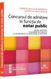 Concursul de admitere in functia de notar public. Proba practica - Carmen-Nicoleta Barbieru, Gabriela Ghile-Buzan