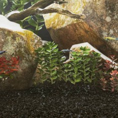 vidaXL Nisip de acvariu, 25 kg, negru, 0,2-2 mm 155294