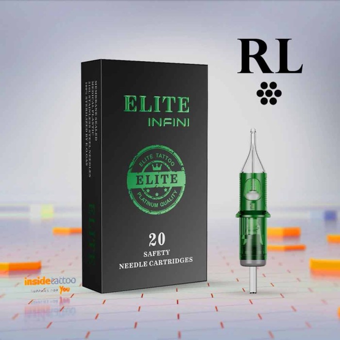 Ace de Tatuat ELITE INFINI - RL - 0.25mm - 1RLLT