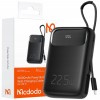 Mcdodo Powerbank 10000Mah Cu Display Usb Usb-C 22.5W + Cablu Lightning, 10000 mAh