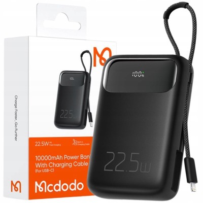 Mcdodo Powerbank 10000Mah Cu Display Usb Usb-C 22.5W + Cablu Lightning foto
