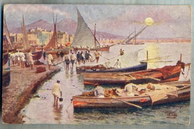 AD 632 C. P. VECHE - NAPOLI -PANORAMA DELLA SPIAGGIA DEL CARMINE -ITALIA foto