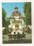 RF214 - Carte Postala - Govora. Pavilionul bailor, circulata 1973