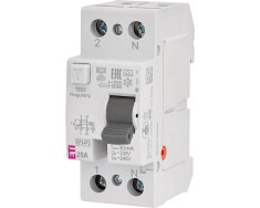 Diferential RCCB 25A 1P+N 30mA 10kA tip A Eti 002061111
