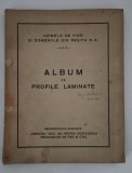 Carte veche Uzinele de Fier si Domeniile din Resita S A Album de profile laminate