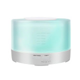 Difuzor aromaterapie cu ultrasunete bluetooth muzica lumina LED 7 culori V-Rising VR-WX30B 500 ml alb, Vrising