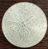 (A14) MONEDA DIN ARGINT AUSTRIA - 50 SCHILLING 1974, GRADINA BOTANICA