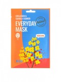Masca de fata nutritiva cu colagen si flori de canola Everyday, 27g, Dearboo