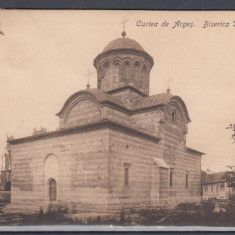 CURTEA DE ARGES BISERICA DOMNEASCA CIRCULATA 1915