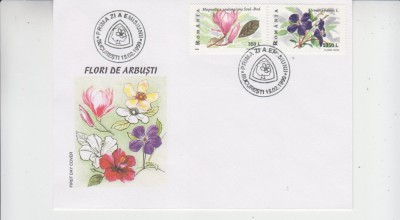 C12 - FDC Romania - Flori de arbusti - LP1478 - 1999 foto