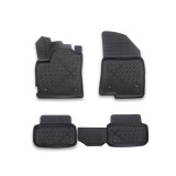 Set covorase auto din cauciuc Dacia Duster I 2010-2018 forma tavita, 4 bucati, Oem