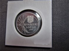 500 Lei 1999, Eclipsa, PROOF, rara! foto