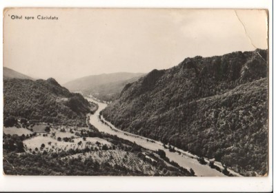 CPI B 10831 CARTE POSTALA - OLTUL SPRE CACIULATA, RPR foto