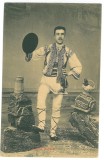 4812 - ETHNIC man, Port Popular, Romania - old postcard - unused, Necirculata, Printata