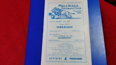program Millwall - Wrexam foto