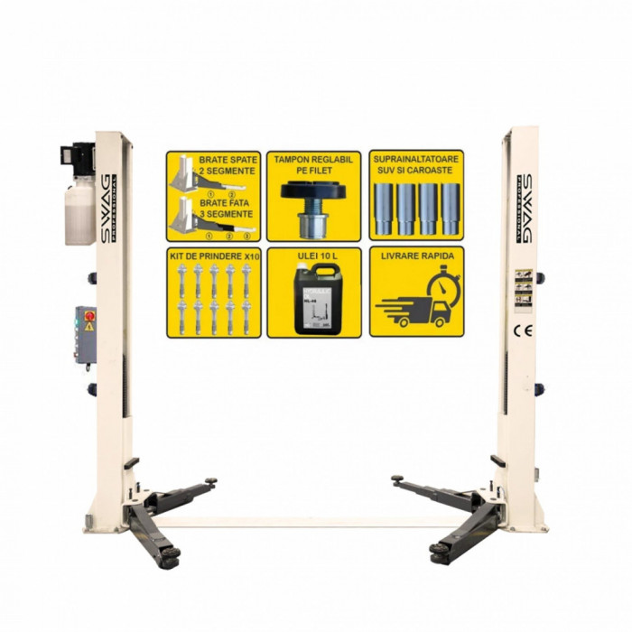 Elevator auto 2 coloane hidraulic SWAG SW4000A 4 tone
