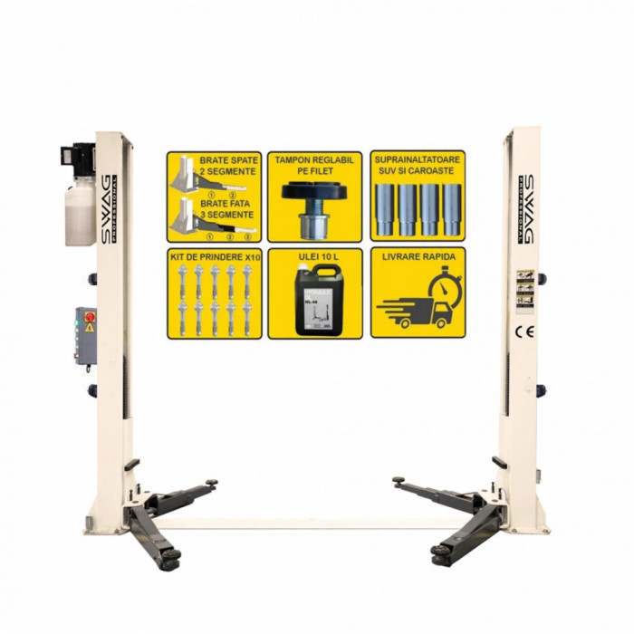 Elevator 2 coloane SWAG SW4000A 4 tone deblocare automata