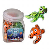 Set 24 Doze gel de dus cu aroma de portocala sau mar Under The Sea Accentra 8155840, 24x50 ml