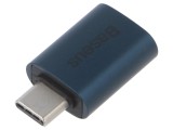 Adapter USB 3.2 Gen 2 USB A la USB C, culoare albastră