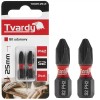 Set 2 biti impact PH2, 25mm, otel S2 Tvardy - Durabil, profesional