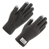 Manusi touchscreen barbati iWarm, lana, gri, ST0007