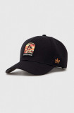 American Needle șapcă din amestec de l&acirc;nă Joshua Tree National Park culoarea negru, cu imprimeu