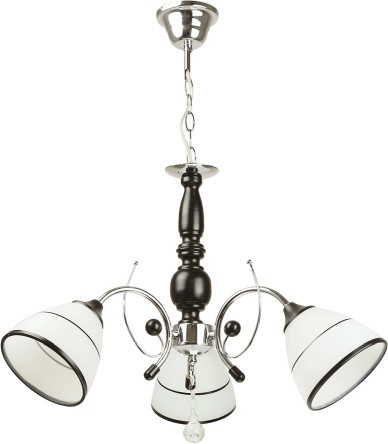 Lustra Dorya Alb+Negru 3XE27 60W