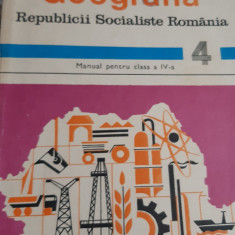 MANUAL GEOGRAFIA REPUBLICII SOCIALISTE ROMANIA CLASA A IV-A