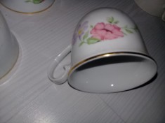 Set Vechi APULUM Portelan Fin SERVICIU de CAFEA 6 cescute/cesti
