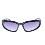 Ochelari de soare negri cu lentile mov