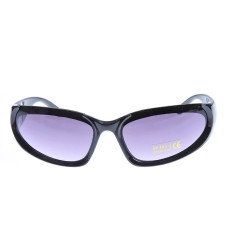 Ochelari de soare negri cu lentile mov