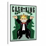 Tablou Canvas, Tablofy, Cash is King &middot; Monopoly Edition, Printat Digital, 40 &times; 50 cm